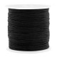 Macramé bead cord 0.8mm Black